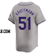 Karl Kauffmann Men's Colorado Rockies Gray Limited Road Jersey