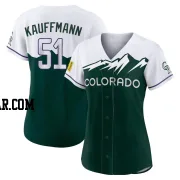 Karl Kauffmann Women's Colorado Rockies Green Replica 2022 City Connect Jersey