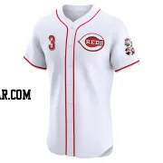 Ke'Bryan Hayes Men's Cincinnati Reds White Elite Home Jersey