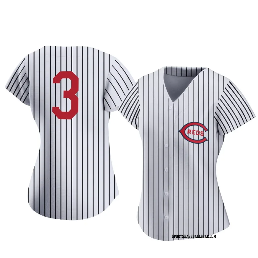 Ke'Bryan Hayes Women's Cincinnati Reds White Authentic 2022 Field Of Dreams Jersey