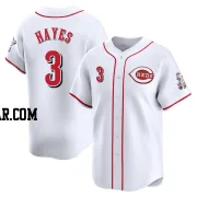 Ke'Bryan Hayes Youth Cincinnati Reds White Limited Home Jersey