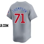 Keegan Thompson Men's Chicago Cubs Gray Limited Road Jersey