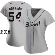 Keider Montero Women's Detroit Tigers Gray Authentic Road Jersey