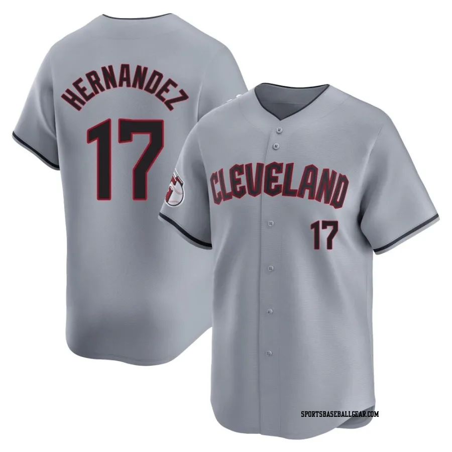 Keith Hernandez Men's Cleveland Guardians Gray Limited Road Jersey