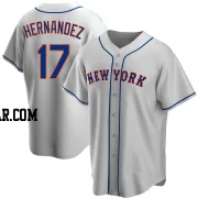 Keith Hernandez Men's New York Mets Gray Replica Road Jersey