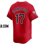 Keith Hernandez Youth Cleveland Guardians Red Limited Alternate Jersey