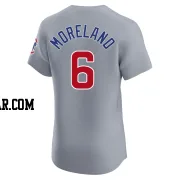 Keith Moreland Men's Chicago Cubs Gray Elite Road Jersey