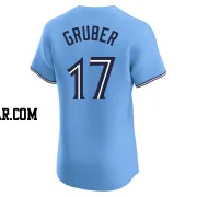 Kelly Gruber Men's Toronto Blue Jays Blue Elite Powder Alternate Jersey