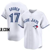 Kelly Gruber Men's Toronto Blue Jays White Limited Home Jersey