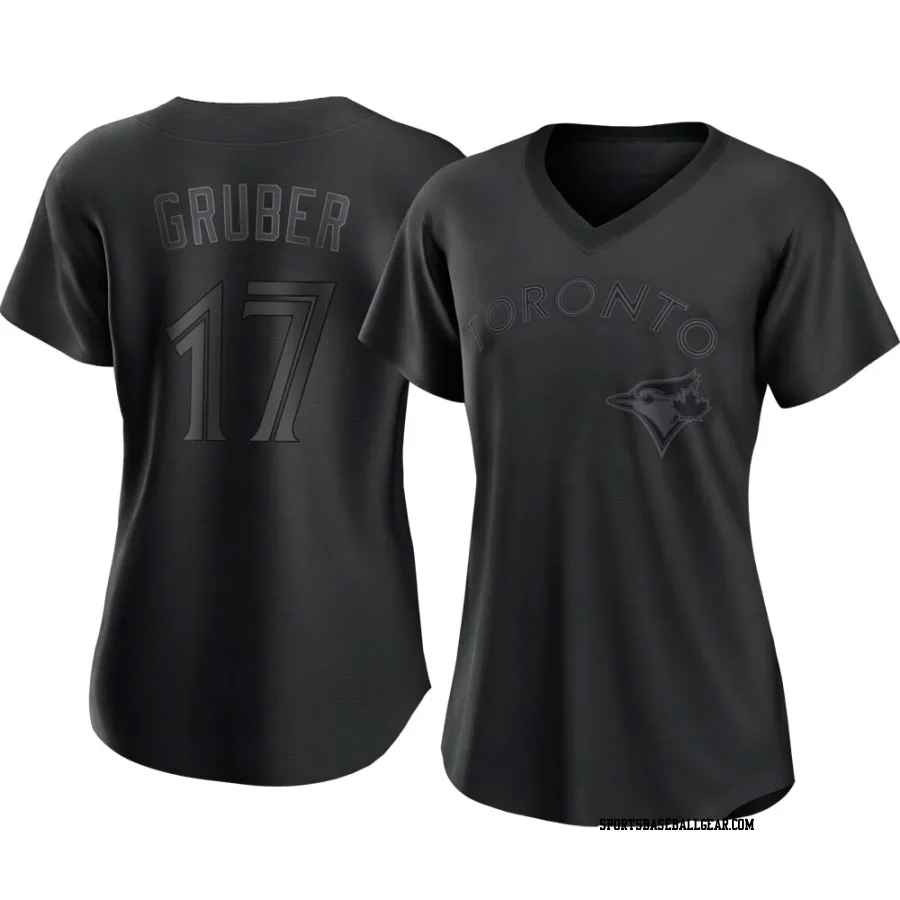 Kelly Gruber Women's Toronto Blue Jays Black Replica Pitch Fashion Jersey