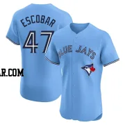 Kelvim Escobar Men's Toronto Blue Jays Blue Elite Powder Alternate Jersey