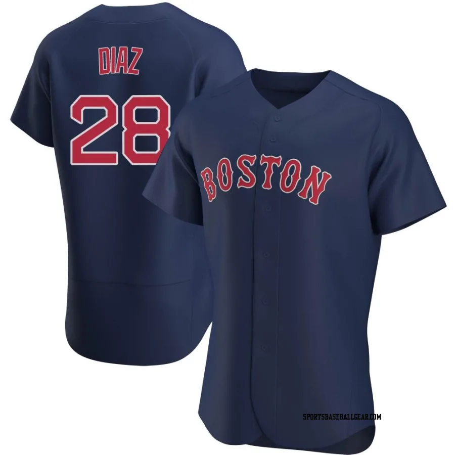Kelvin Diaz Men's Boston Red Sox Navy Authentic Alternate Jersey
