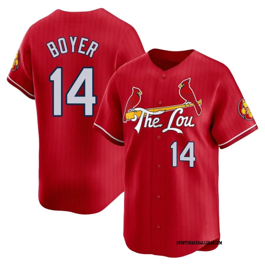 Ken Boyer Youth St. Louis Cardinals Red Limited 2024 City Connect Jersey