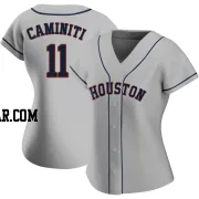 Ken Caminiti Women's Houston Astros Gray Replica Road 2020 Jersey