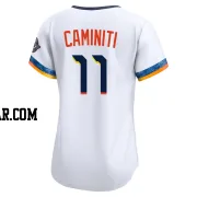 Ken Caminiti Women's Houston Astros White Limited 2025 City Connect Jersey