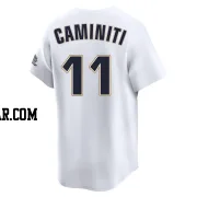 Ken Caminiti Youth Houston Astros White Limited Throwback Cooperstown Collection Jersey