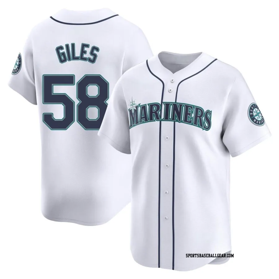 Ken Giles Men's Seattle Mariners White Limited Home Jersey