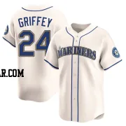Ken Griffey Youth Seattle Mariners Cream Limited Alternate Jersey