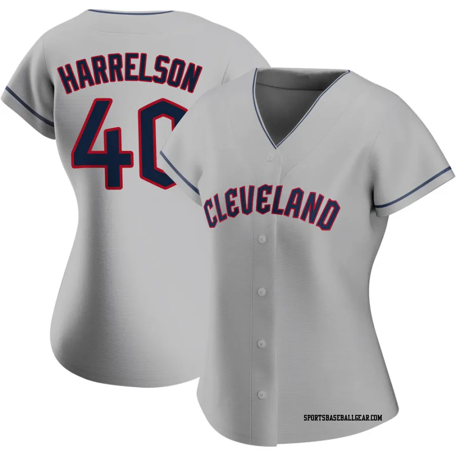 Ken Harrelson Women's Cleveland Guardians Gray Authentic Road Jersey