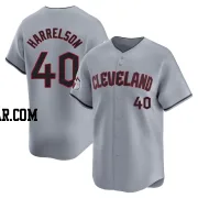 Ken Harrelson Youth Cleveland Guardians Gray Limited Road Jersey