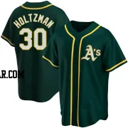 Ken Holtzman Men's Oakland Athletics Green Replica Alternate Jersey