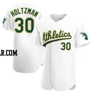 Ken Holtzman Men's Oakland Athletics White Authentic Home Jersey