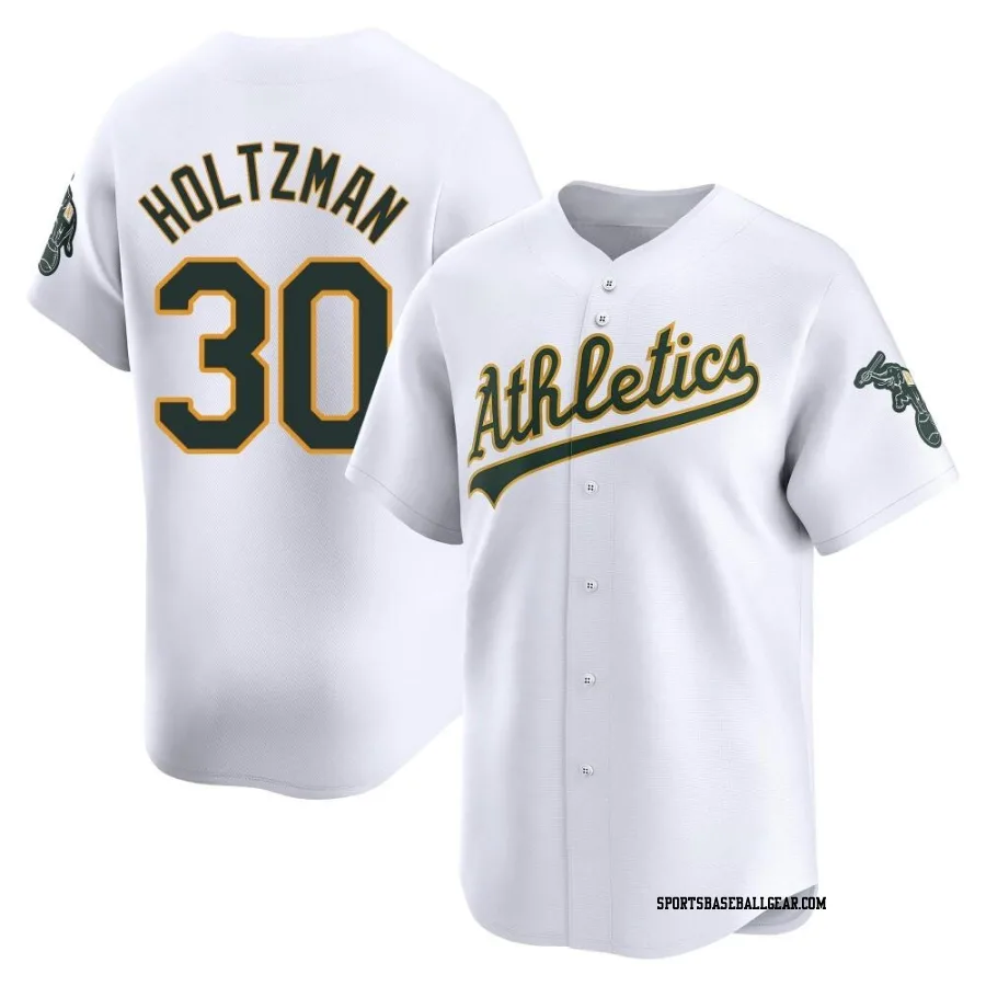 Ken Holtzman Youth Oakland Athletics White Limited Home Jersey