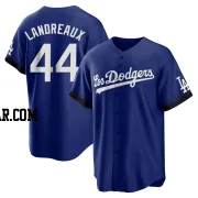 Ken Landreaux Youth Los Angeles Dodgers Royal Replica 2021 City Connect Jersey