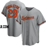 Ken Singleton Men's Baltimore Orioles Gray Replica Road Jersey