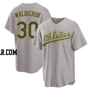Ken Waldichuk Youth Oakland Athletics Gray Replica Away 2.0 Jersey