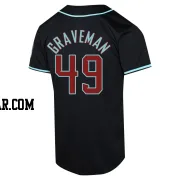 Kendall Graveman Men's Arizona Diamondbacks Black Limited Alternate Jersey