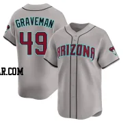 Kendall Graveman Men's Arizona Diamondbacks Gray Limited Alternate Jersey