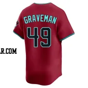 Kendall Graveman Men's Arizona Diamondbacks Red Limited Alternate Jersey