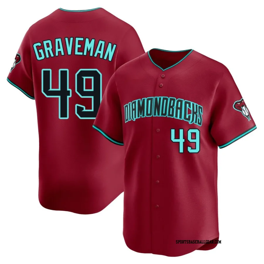 Kendall Graveman Men's Arizona Diamondbacks Red Limited Alternate Jersey