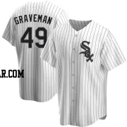 Kendall Graveman Men's Chicago White Sox White Replica Home Jersey