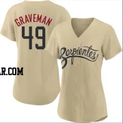 Kendall Graveman Women's Arizona Diamondbacks Gold Authentic 2021 City Connect Cool Base Jersey