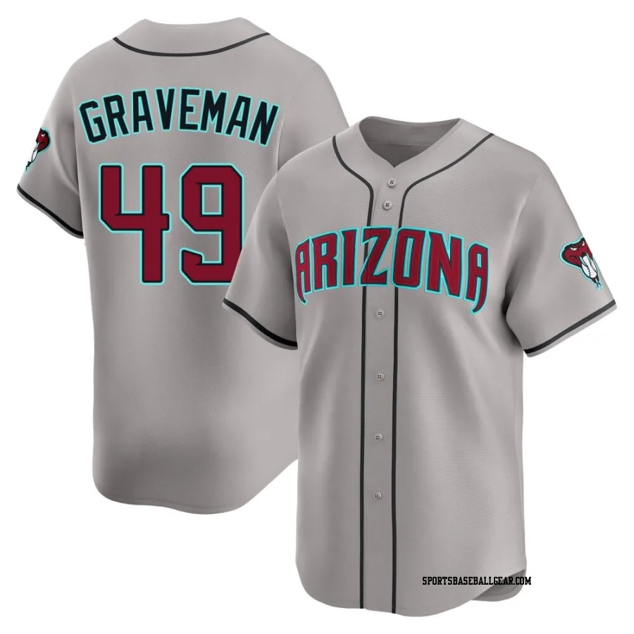 Kendall Graveman Youth Arizona Diamondbacks Gray Limited Alternate Jersey