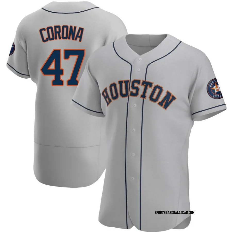 Kenedy Corona Men's Houston Astros Gray Authentic Road Jersey