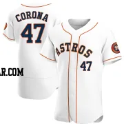 Kenedy Corona Men's Houston Astros White Authentic Home Jersey