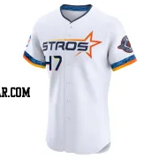 Kenedy Corona Men's Houston Astros White Elite 2025 City Connect Jersey