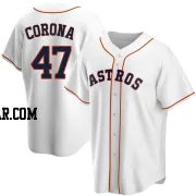 Kenedy Corona Men's Houston Astros White Replica Home Jersey