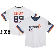 Kenedy Corona Toddler Houston Astros White Limited 2025 City Connect Jersey