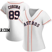 Kenedy Corona Women's Houston Astros White Authentic Home Jersey