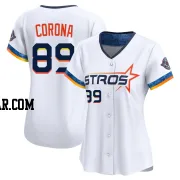 Kenedy Corona Women's Houston Astros White Limited 2025 City Connect Jersey