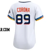 Kenedy Corona Women's Houston Astros White Limited 2025 City Connect Jersey