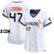 Kenedy Corona Women's Houston Astros White Limited 2025 City Connect Jersey
