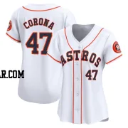 Kenedy Corona Women's Houston Astros White Limited Home Jersey