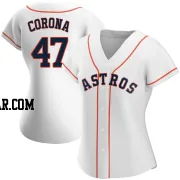 Kenedy Corona Women's Houston Astros White Replica Home Jersey