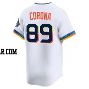 Kenedy Corona Youth Houston Astros White Limited 2025 City Connect Jersey