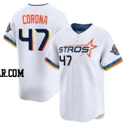 Kenedy Corona Youth Houston Astros White Limited 2025 City Connect Jersey